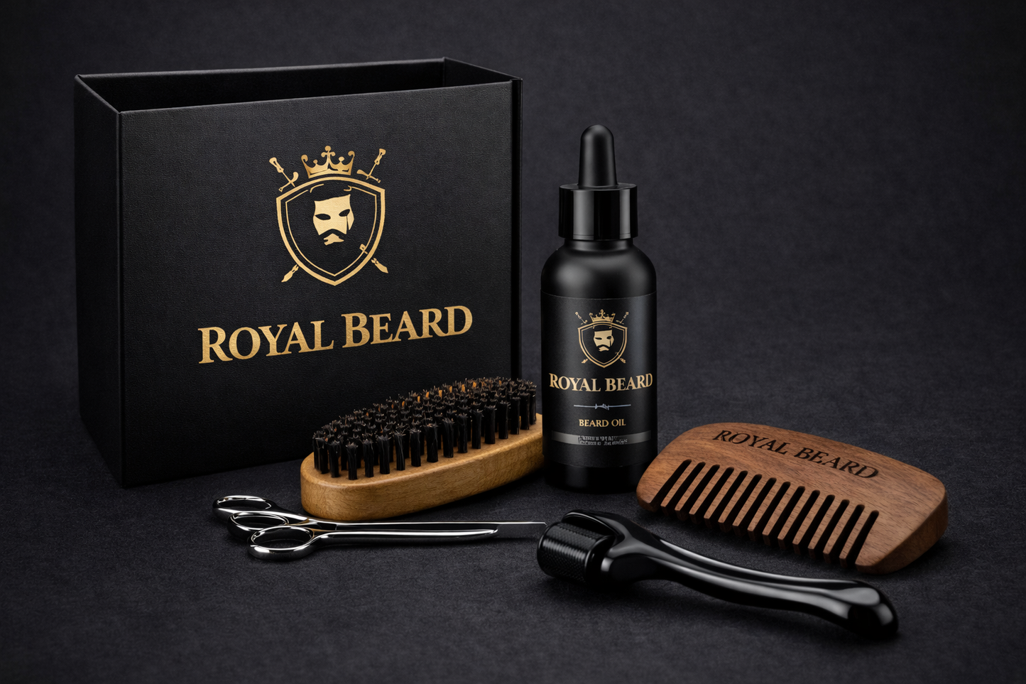 Royal Beard – Kit complet pour barbe